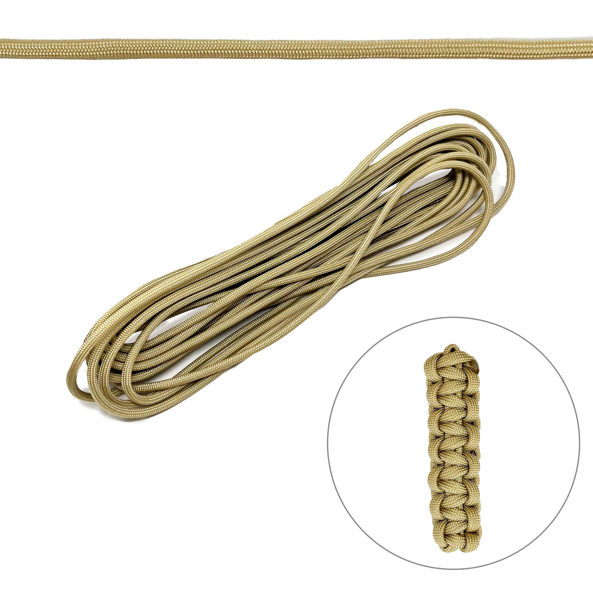 5M]パラコード 単色 4mm x 5m 7芯 – PARACOのパラコード