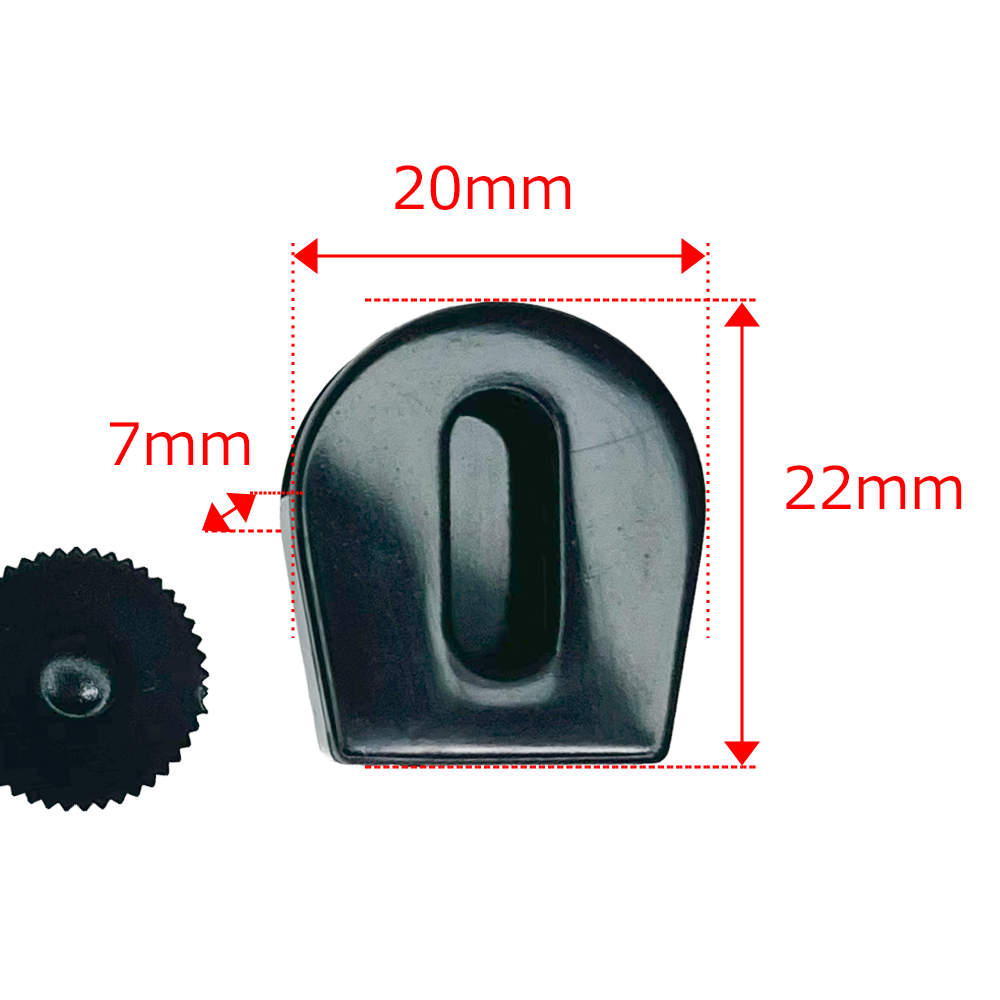 日本製 ストッパー付き コードロック 2PC / 4mmパラコード対応